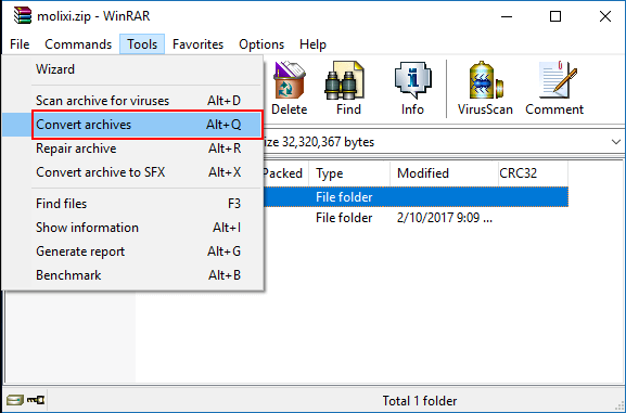Rar File To Zip File Converter